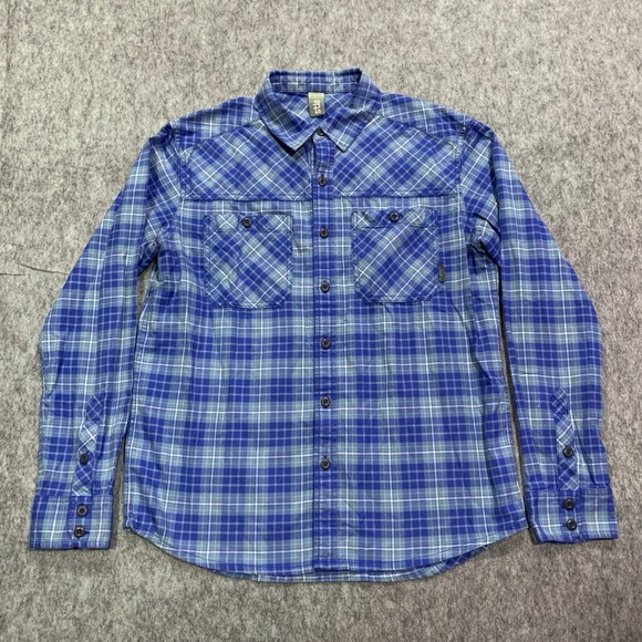 Stio Other - Stio Shirt Men's Blue Plaid Flannel Camping Outdoor Hiking Cotton (2237) -Size M